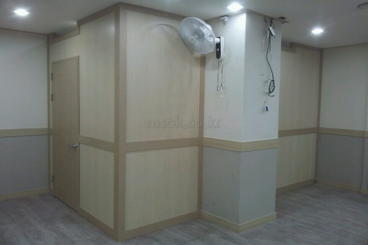 래핑칸막이베이지,래핑도어일반,중간몰딩